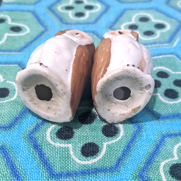 Vintage barn owl salt & pepper shaker set germany - Picture 6 of 7